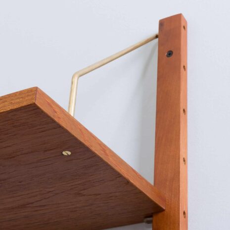 22094 one bay Sorensen cadovius wallunit 3 shelves-8 one bay Sorensen cadovius wallunit shelves