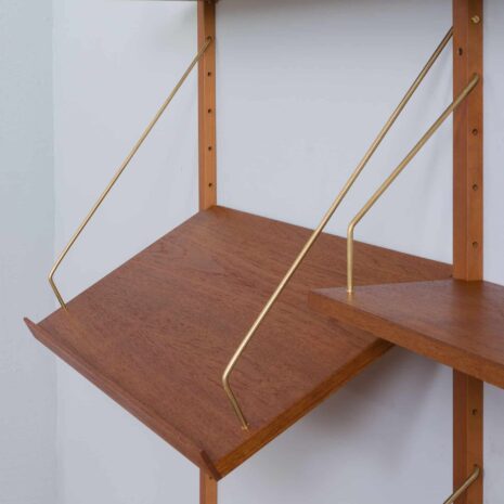 22095 two bay deskshelf 5 shelves_-10 two bay deskshelf shelves