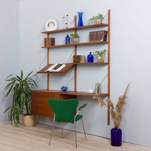two bay deskshelf  shelves