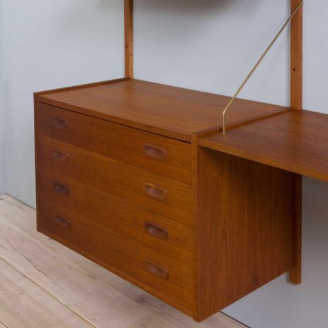 22095 two bay deskshelf 5 shelves_-9 two bay deskshelf shelves