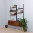 Danish rosewood royal Cado wall unit with cabinets and modular shelving