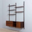 Danish rosewood royal Cado wall unit with cabinets and modular shelving