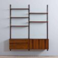 Danish rosewood royal Cado wall unit with cabinets and modular shelving