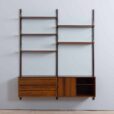 Danish rosewood royal Cado wall unit with cabinets and modular shelving