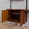 Royal Cado Teak wall unit with  cabinets and modular shelving system Cadovius