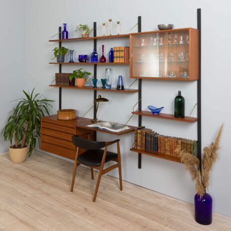 22099 cadovius threebay deskshelf 8 shelves -22 cadovius threebay deskshelf shelves