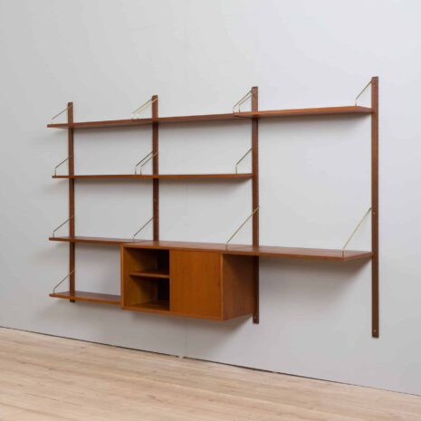 22101 cadovius threebay unit with deskshelf 7 shelves_-10 cadovius threebay unit with deskshelf shelves