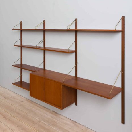 22101 cadovius threebay unit with deskshelf 7 shelves_-11 cadovius threebay unit with deskshelf shelves