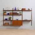 cadovius threebay unit with deskshelf shelves