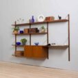cadovius threebay unit with deskshelf shelves