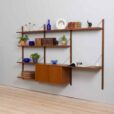 cadovius threebay unit with deskshelf shelves