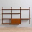 cadovius threebay unit with deskshelf shelves