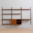 cadovius threebay unit with deskshelf shelves