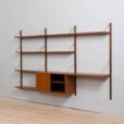 cadovius threebay unit with deskshelf shelves