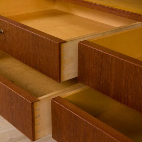 22110 Thorald Madsen Danish teak linen cabinet, Denmark 1950s-10 Thorald Madsen Danish teak linen cabinet Denmark s