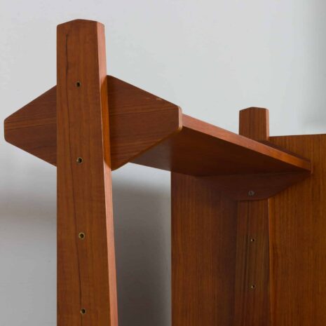 22113 italian freestanding wall unit in the style of Vittorio Dassi with large wardrobe, 1960s-13 italian freestanding wall unit in the style of Vittorio Dassi with large wardrobe s