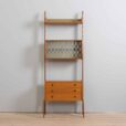 Ergo bookcase free standing Scandinavian teak Wall unit by John Texmon and Einar Blindheim Norway s