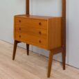 Ergo bookcase free standing Scandinavian teak Wall unit by John Texmon and Einar Blindheim Norway s