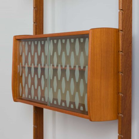 22115 Ergo bookcase free standing Scandinavian teak Wall unit by John Texmon and Einar Blindheim, Norway 1960s-8 Ergo bookcase free standing Scandinavian teak Wall unit by John Texmon and Einar Blindheim Norway s