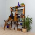 Scandinavian Ergo teak wall unit with a secretarie desk by Texmon and Blindheim Mobelfabrikk s