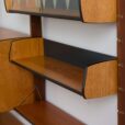 Scandinavian Ergo teak wall unit with a secretarie desk by Texmon and Blindheim Mobelfabrikk s