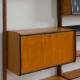 Scandinavian Ergo teak wall unit with a secretarie desk by Texmon and Blindheim Mobelfabrikk s