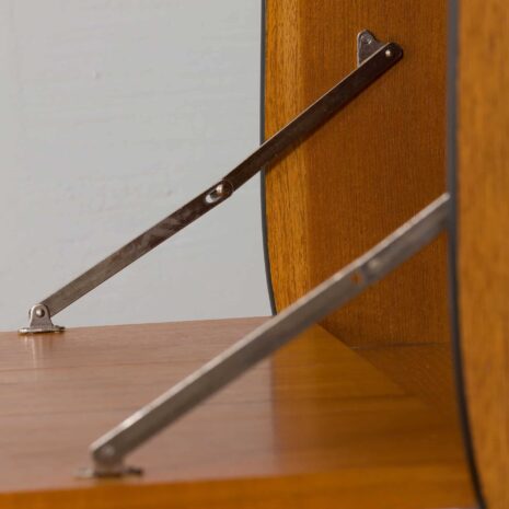 22116 Scandinavian Ergo teak wall unit with a secretarie desk by Texmon and Blindheim Mobelfabrikk, 1960s-39 Scandinavian Ergo teak wall unit with a secretarie desk by Texmon and Blindheim Mobelfabrikk s