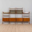 Teak free standing  bay Ergo wall unit by John Texmon and Einar Blindheim Norway s