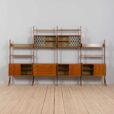 Teak free standing  bay Ergo wall unit by John Texmon and Einar Blindheim Norway s