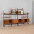 Teak free standing  bay Ergo wall unit by John Texmon and Einar Blindheim Norway s