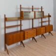 Teak free standing  bay Ergo wall unit by John Texmon and Einar Blindheim Norway s