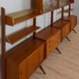 Teak free standing  bay Ergo wall unit by John Texmon and Einar Blindheim Norway s