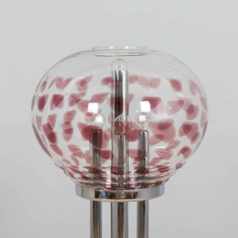 22143 Italian handblown Murano glass floor lamp in the style of Toni Zuccheri, Italy 1970s-2 Italian handblown Murano glass floor lamp in the style of Toni Zuccheri Italy s