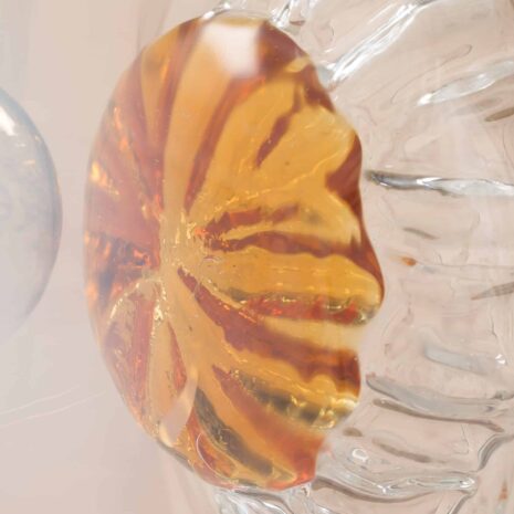 22148 Mazzega Space Age Murano glass chrome plated chandelier, Italy 1970s-19 Mazzega Space Age Muranoglas verchromt Kronleuchter Italien s