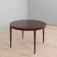 Severin Hansen rosewood round extension table for Haslev Denmark s