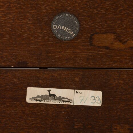 22078 Severin Hansen rosewood round extension table for Haslev, Denmark 1960s-13 Severin Hansen rosewood round extension table for Haslev Denmark s