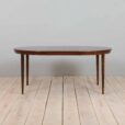 Severin Hansen rosewood round extension table for Haslev Denmark s
