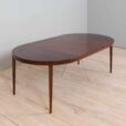 Severin Hansen rosewood round extension table for Haslev Denmark s
