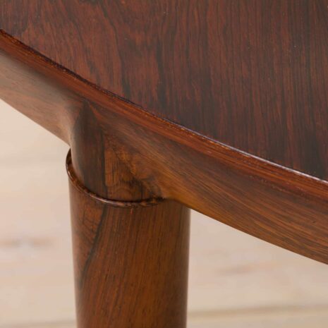 22078 Severin Hansen rosewood round extension table for Haslev, Denmark 1960s-7 Severin Hansen rosewood round extension table for Haslev Denmark s