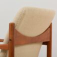 Teak mid century armchair