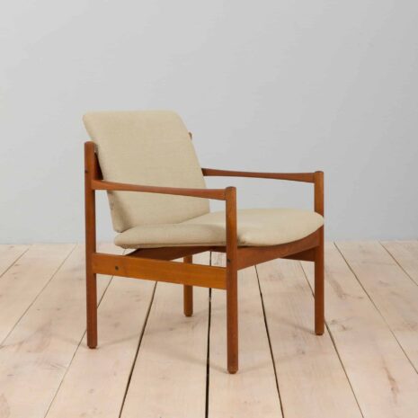 22104 Teak mid century armchair-3 Teak mid century armchair