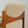 Teak mid century armchair