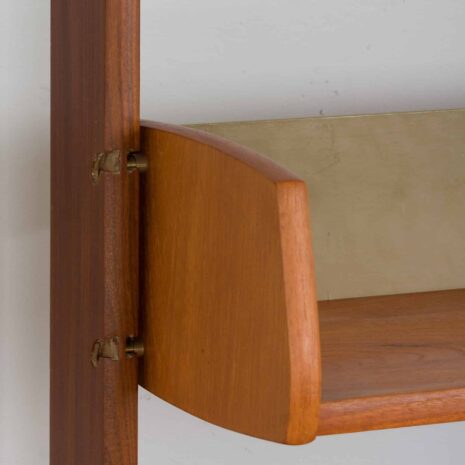 22119 Scandinavian free standing Ergo wall unit with sideboard and glass cabinet , Norway 1960s-16 Scandinavian free standing Ergo wall unit with sideboard and glass cabinet Norway s