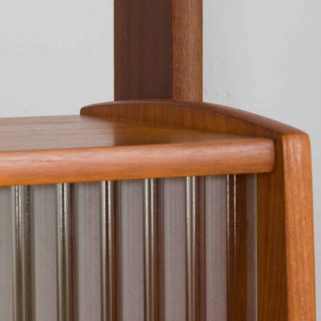 22119 Scandinavian free standing Ergo wall unit with sideboard and glass cabinet , Norway 1960s-22 Scandinavian free standing Ergo wall unit with sideboard and glass cabinet Norway s