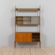 Scandinavian free standing Ergo wall unit with sideboard and glass cabinet Norway s