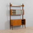 Scandinavian free standing Ergo wall unit with sideboard and glass cabinet Norway s