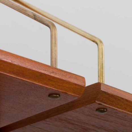 22124 Scandinavian 2 bay teak wall unit with a bar cabinet and brass details kleppen ingolf boben-16 Scandinavian bay teak wall unit with a bar cabinet and brass details kleppen ingolf boben