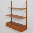 small entry wall unit in teak by preben Sorensen