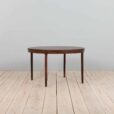 Danish extension rosewood dining table with leaves