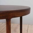 Danish extension rosewood dining table with leaves